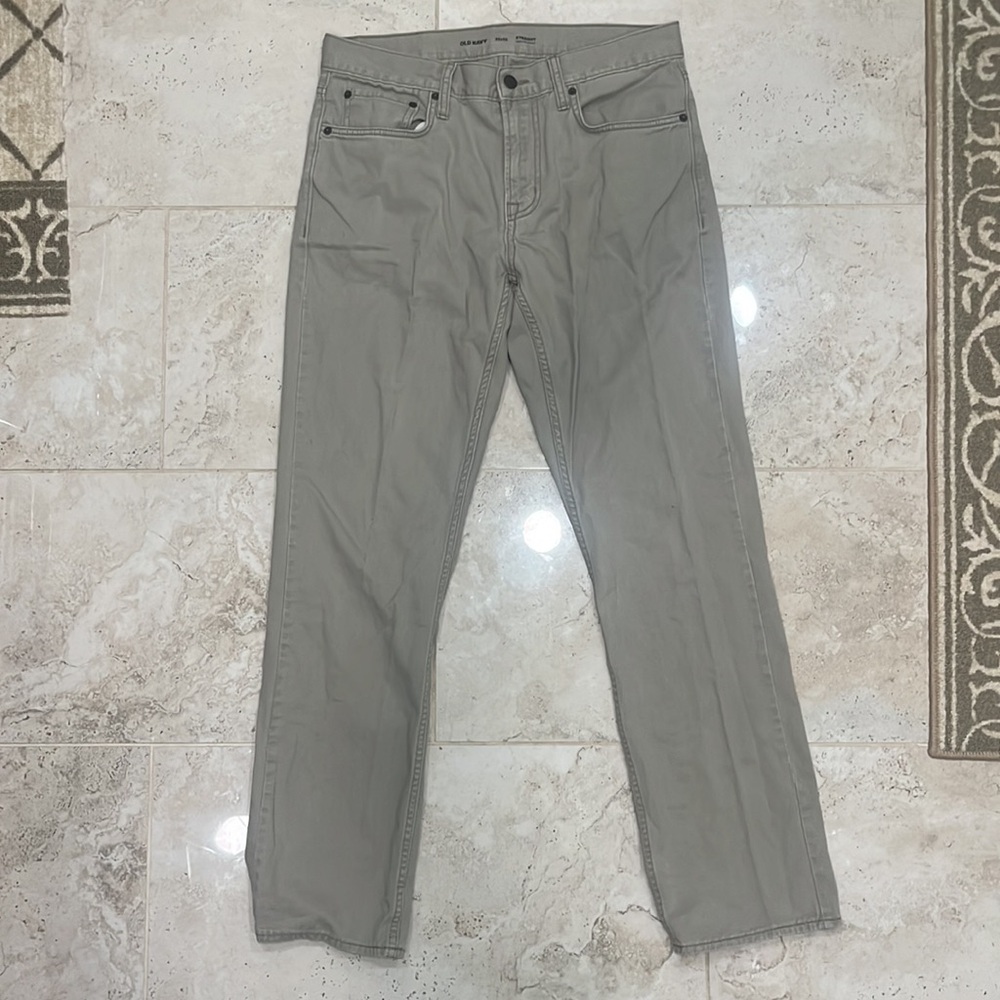 OLD NAVY Men's Straight Pants (PRE-OWNED)